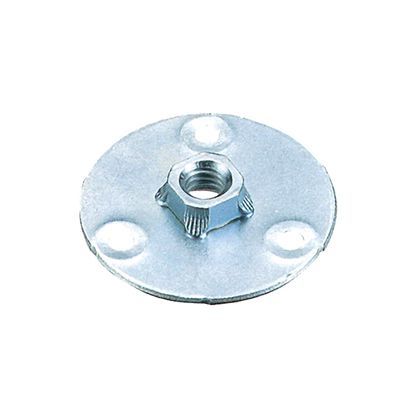 キャスター用プレートM8(P1.25)ミリ径44厚1.6ミリ 1