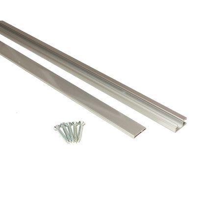 角型フックレール シルバー 2000mm 58042 1