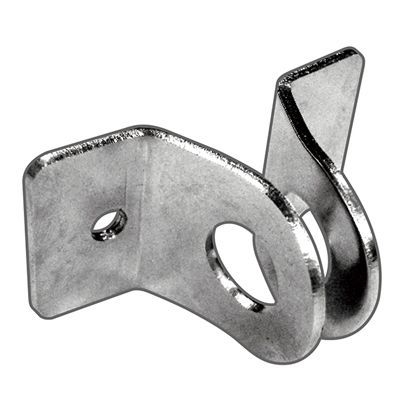 仕切レールサイドポール用南京錠取付金具 MR-22 1