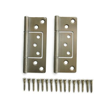 ステン正面付蝶番 GB色 89mm P-740 1