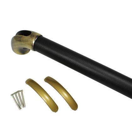 和寂真鍮古美・レザー調(補助手摺り) 575mm 97156 1