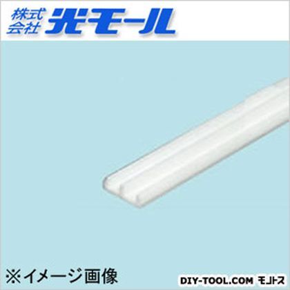 ガラス戸レール 下 ホワイト 14×4.5×1000(mm) NO.134 1本