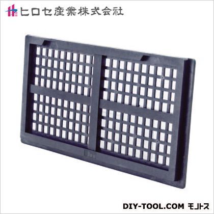 明石(床下換気孔)(アミなし) 黒 200×400×15mm 03319507 1