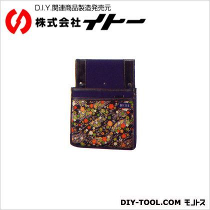 仮枠腰袋ちりめん 黒 017058 1