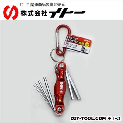 IHカラビナ付折りたたみ六角棒ミリ IHW-1 1