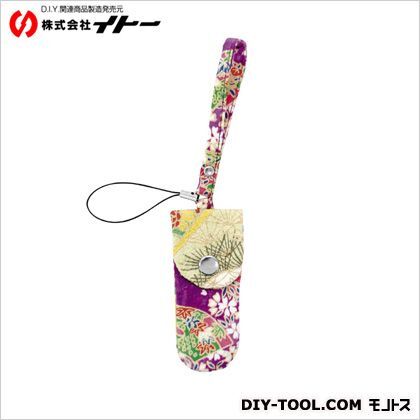 一刀流豆守り小刀ちりめんストラップ 013218 1