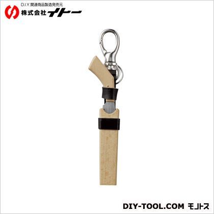 豆道楽鞘入剪定鋸キーホルダー 本体:約100mm 013307 1