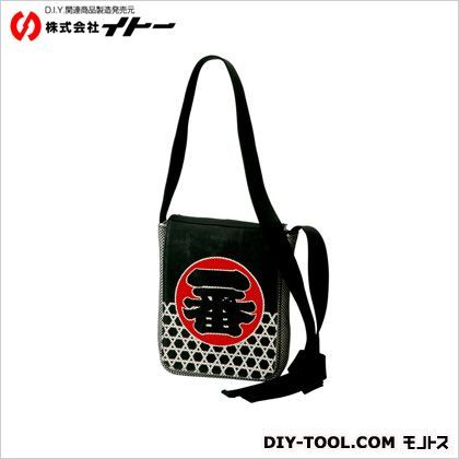 職人道楽ショルダー縦小二重刺子一番 約W270×H320×D50mm 018141 1