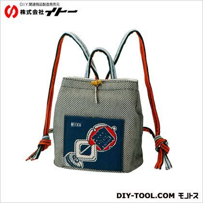 職人道楽リュック小二重刺子纏 約W290×H280×D90mm 018144 1
