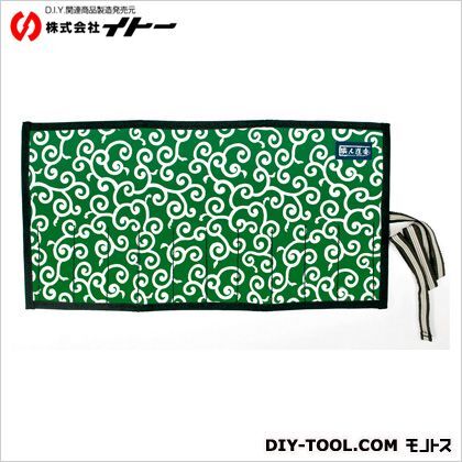 職人道楽道具巻10本用小唐草 約W390×H200×D5mm 018151 1