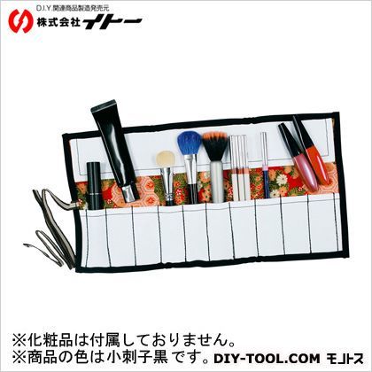 職人道楽道具巻10本用小刺子黒 約W390×H200×D5mm 018152 1