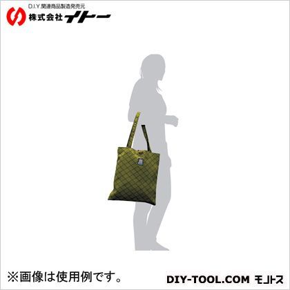 職人道楽武州織道具刺子トートバックシングル青葉 約H370×W340×D10mm 094939 1