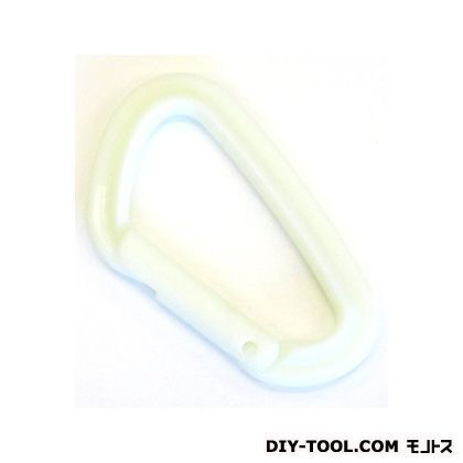 CARABINER(カラビナ)燈(TOMORU)ミニ 蓄光 白 サイズ(mm):55×32×7 TMRS-01 1