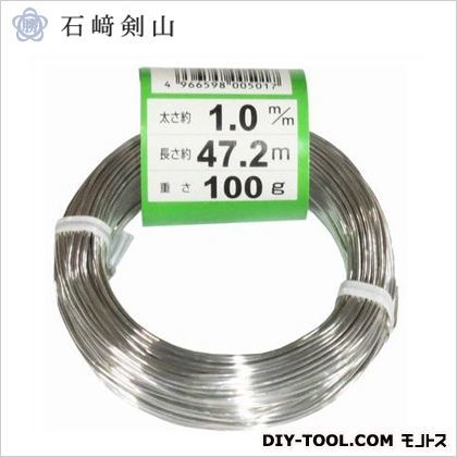 盆栽用アルミ線 白 1.0mm 1