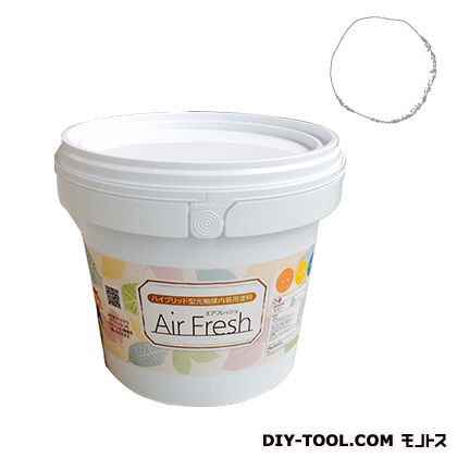 エアフレッシュハイブリット型光触媒内装用塗料 ピュアホワイト 4kg 1