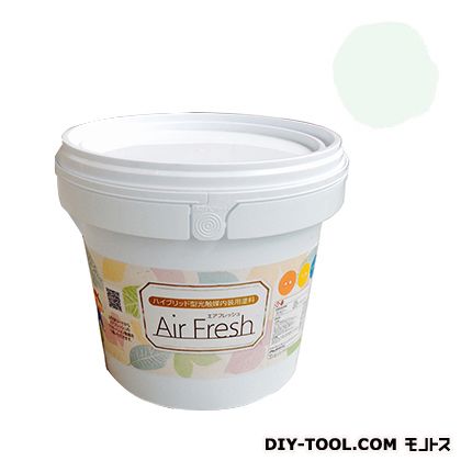 エアフレッシュハイブリット型光触媒内装用塗料 パウダーグリーン 4kg 1