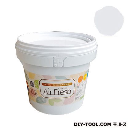 エアフレッシュハイブリット型光触媒内装用塗料 キャンパスホワイト 4kg 1