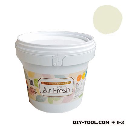 エアフレッシュハイブリット型光触媒内装用塗料 アイボリー 4kg 1