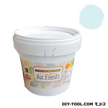 エアフレッシュハイブリット型光触媒内装用塗料 パウダーブルー 4kg 1