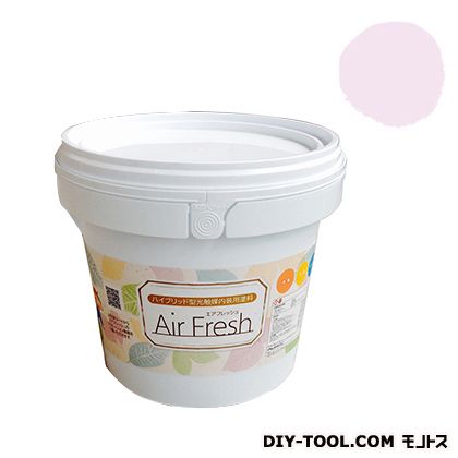 エアフレッシュハイブリット型光触媒内装用塗料 シュガーピンク 4kg 1