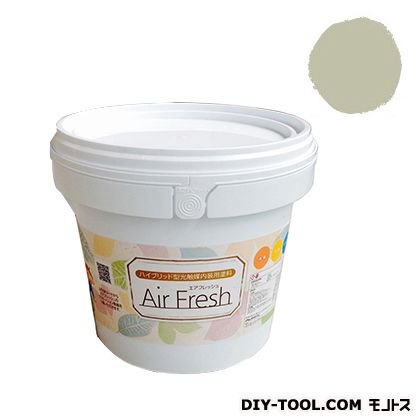 エアフレッシュハイブリット型光触媒内装用塗料 ハーベストベージュ 4kg 1