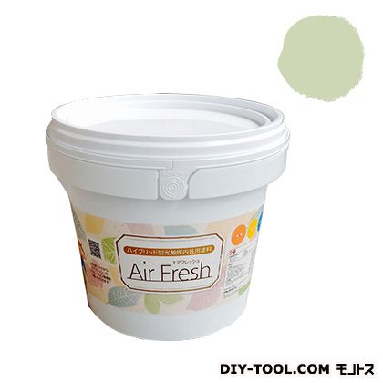 エアフレッシュハイブリット型光触媒内装用塗料 グリーンピース 4kg 1