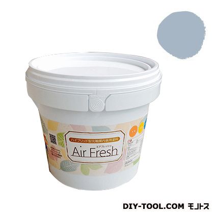 エアフレッシュハイブリット型光触媒内装用塗料 ウィスパーブルー 4kg 1