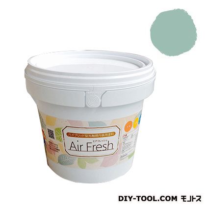 エアフレッシュハイブリット型光触媒内装用塗料 グリーンリーフ 4kg 1
