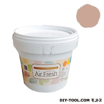 エアフレッシュハイブリット型光触媒内装用塗料 シナモン 4kg 1
