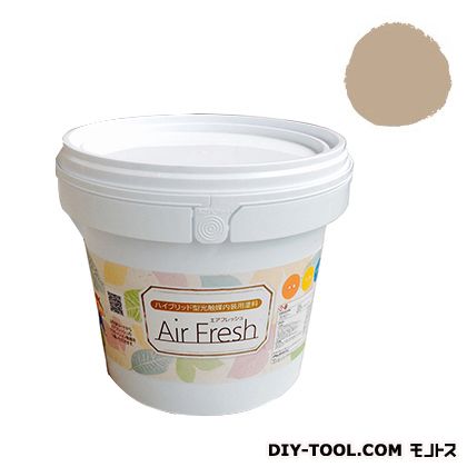 エアフレッシュハイブリット型光触媒内装用塗料 キャラメル 4kg 1