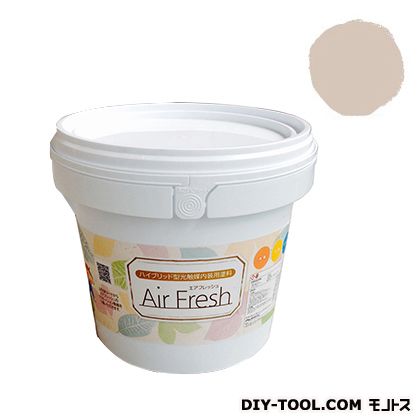 エアフレッシュハイブリット型光触媒内装用塗料 アプリコットクリーム 4kg 1