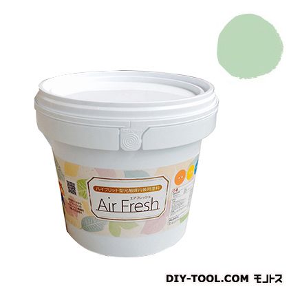 エアフレッシュハイブリット型光触媒内装用塗料 スプラウトグリーン 4kg 1