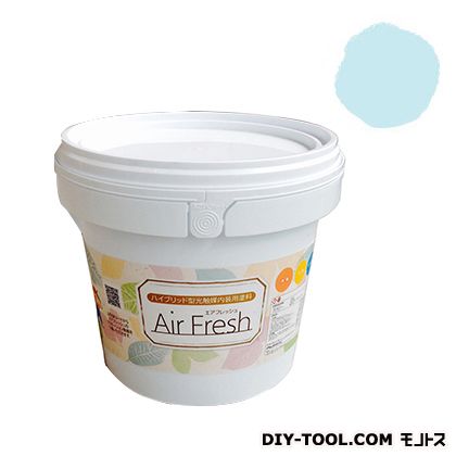 エアフレッシュハイブリット型光触媒内装用塗料 シアーブルー 4kg 1
