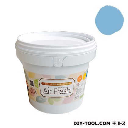 エアフレッシュハイブリット型光触媒内装用塗料 ブルーウォッシュ 4kg 1