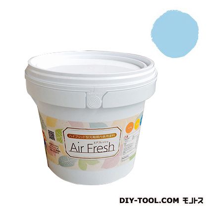 エアフレッシュハイブリット型光触媒内装用塗料 ブルーウォーター 4kg 1