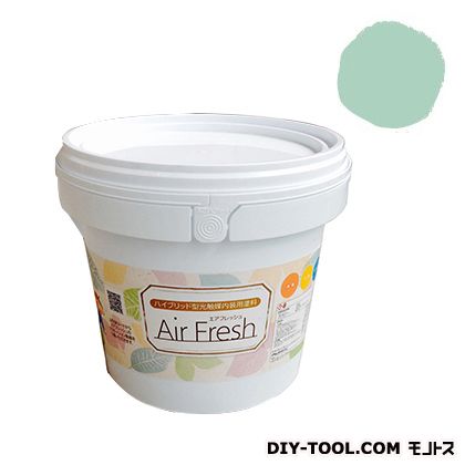 エアフレッシュハイブリット型光触媒内装用塗料 スプリンググリーン 4kg 1