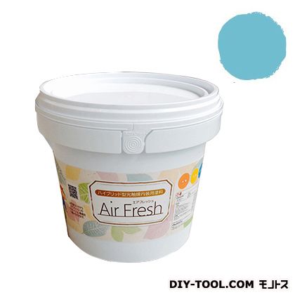 エアフレッシュハイブリット型光触媒内装用塗料 スプラッシュブルー 4kg 1