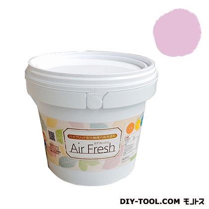 エアフレッシュハイブリット型光触媒内装用塗料 ピーチブロッサム 4kg 1