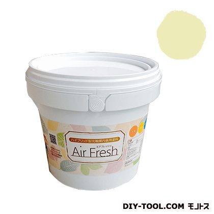 エアフレッシュハイブリット型光触媒内装用塗料 レモネード 4kg 1