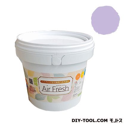 エアフレッシュハイブリット型光触媒内装用塗料 スウィートラベンダー 4kg 1