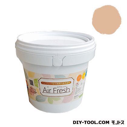 エアフレッシュハイブリット型光触媒内装用塗料 ピーチソルベ 4kg 1