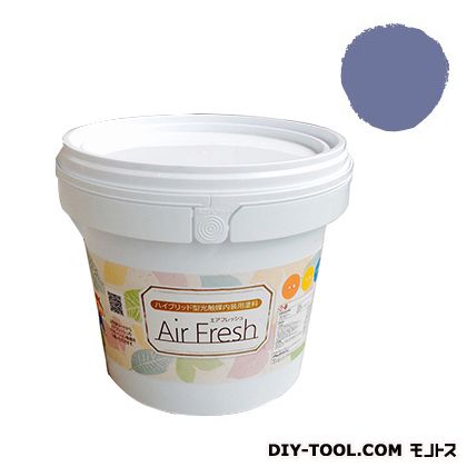 エアフレッシュハイブリット型光触媒内装用塗料 ウォッシュドデニム 4kg 1