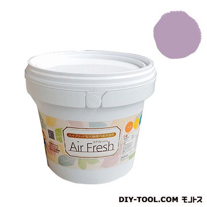 エアフレッシュハイブリット型光触媒内装用塗料 ミルキーピンク 4kg 1