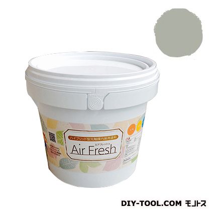 エアフレッシュハイブリット型光触媒内装用塗料 オリーブミスト 4kg 1