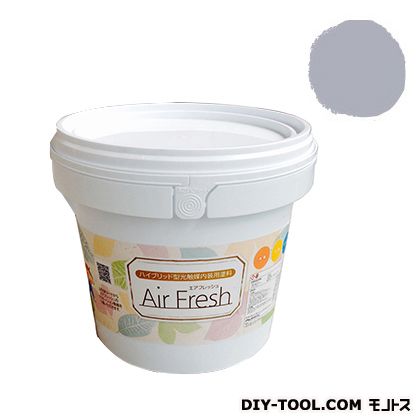 エアフレッシュハイブリット型光触媒内装用塗料 フロスティグレイ 4kg 1