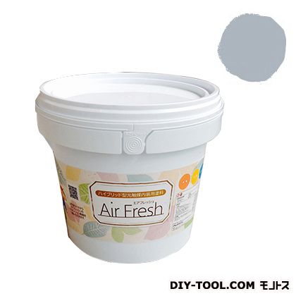 エアフレッシュハイブリット型光触媒内装用塗料 アッシュグレイ 4kg 1