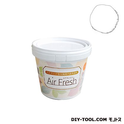 エアフレッシュハイブリット型光触媒内装用塗料 ピュアホワイト 1kg 1