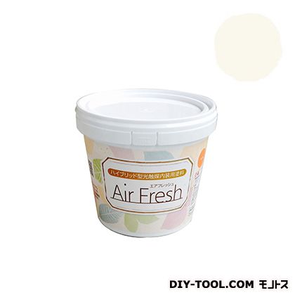 エアフレッシュハイブリット型光触媒内装用塗料 ミルクホワイト 1kg 1