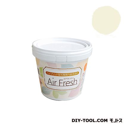エアフレッシュハイブリット型光触媒内装用塗料 バニラホワイト 1kg 1