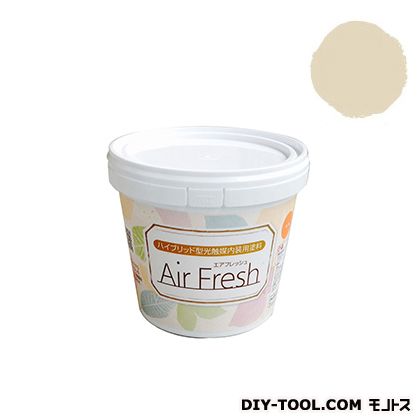 エアフレッシュハイブリット型光触媒内装用塗料 ハニークリーム 1kg 1